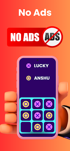 Android application Minimal Tic Tac Toe screenshort
