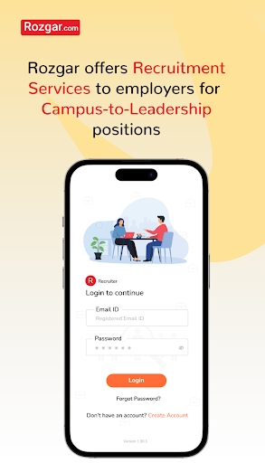 Android application Rozgar for Employer screenshort
