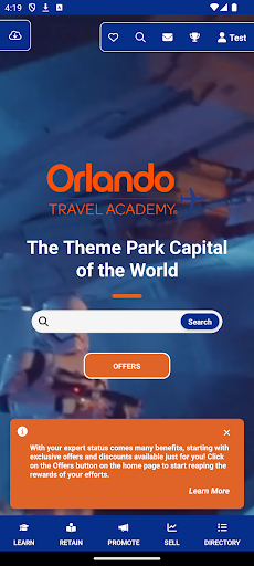 Orlando Travel Academy Screen 2