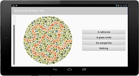 screenshot of Ishihara Color Blindness Test