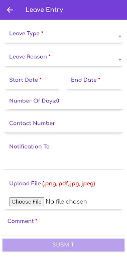 PurpleEmployee Screen 3