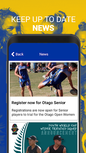 Otago Touch Association Screen 2