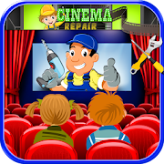 Crazy cinema repair – fix and cleanup game