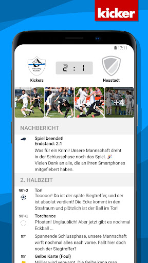 Android application Kreuzberg Kickers screenshort