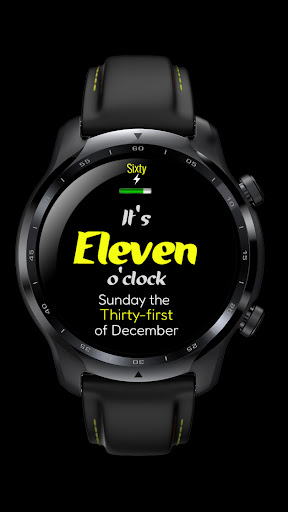 Word Watch face crc031 Screen 3