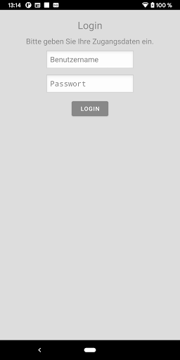 Android application Modehaus.de Mitarbeiter App screenshort