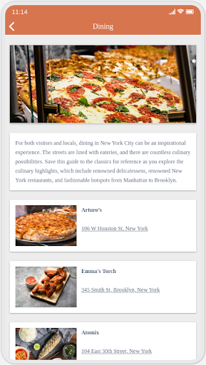 Booking New York & Travel Map Screen 3