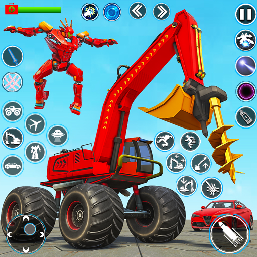 Monster Crane robot Car Games 1.2.8 Icon