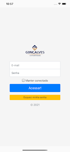 Android application Gonçalves Contabilidade screenshort