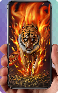 Fire Lion Wallpapers
