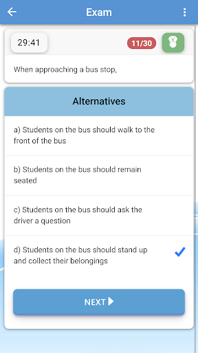 Permit Practice Test 2024 Screen 3