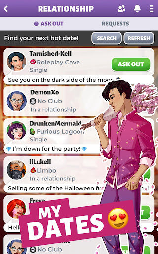 Party in my Dorm: College Life Roleplay Chat Game 6.15 screenshots 3