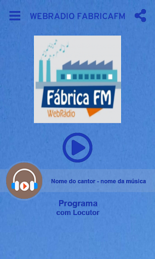 Rádio Fábrica FM Screen 2