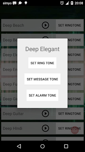 Ringtones: Deep House tunes Screen 2