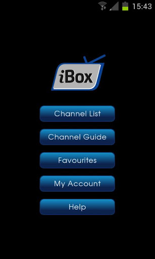 Android application iBox Live TV Ireland screenshort
