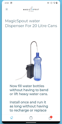 MagicSpout Screen 2