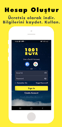 Android application 1001 Rüya Tabiri screenshort