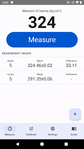 Android application Briffidi SW1 screenshort