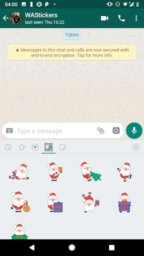 Christmas WAStickerApps - Sant