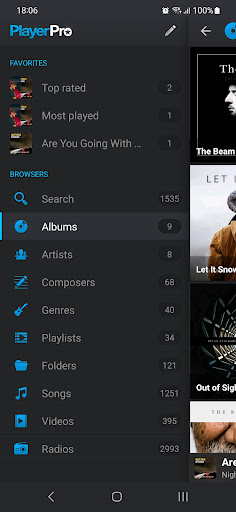 Screenshot of PlayerPro Music Player