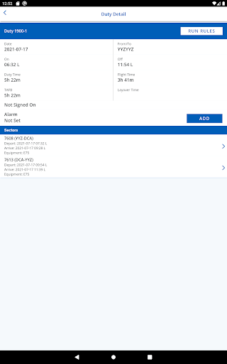 CrewMobile Screenshot