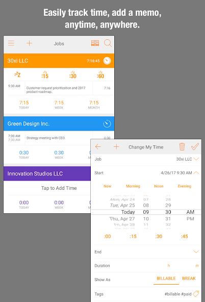Easy Hours Timesheet Timecard 9.3.2 APK + Mod (Paid for free) for Android