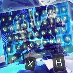 Captura de Pantalla 4 Blue Exorcist Keyboard Theme android