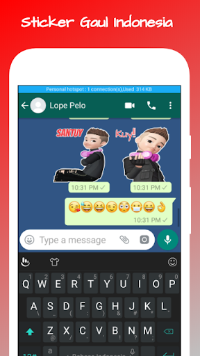 Sticker WA Bahasa Gaul