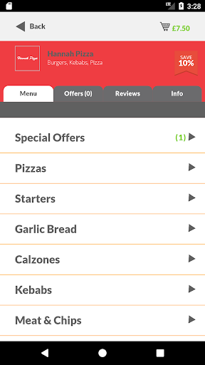 Hannah Pizza Screen 2