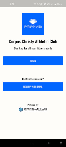 Android application Corpus Christi Athletic Club screenshort