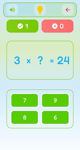 Multiplication Tables  Game screenshot