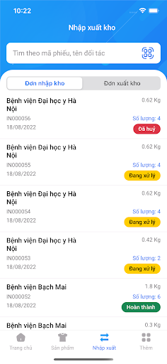 Lotus - Quản lý vật tư y tế Screen 3