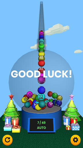 Android application Lotto number generator machine screenshort