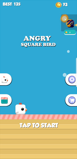 Download Angry Square Bird 1.9 screenshots 1