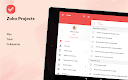 screenshot of Zoho Projects