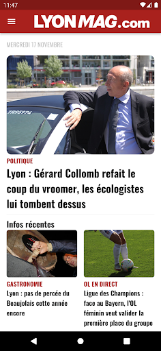 Lyonmag news from Lyon France Screen 2