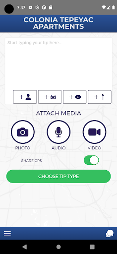 Android application Colonia Tepeyac Apartments screenshort