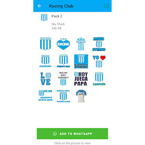 Screenshot 15 Racing Club Stickers android