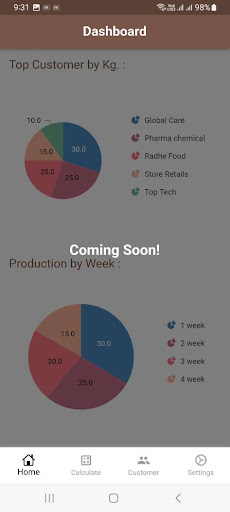 Android application Box, Paper Weight Calculator screenshort