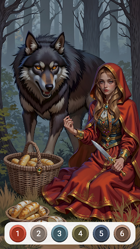 Dark Fairytale Color by Number screenshot 3