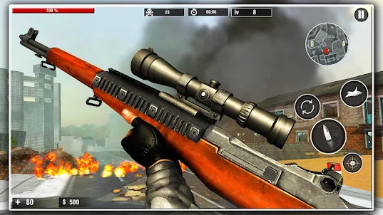 Sniper Target: スキルショット ゲーム 鉄砲の