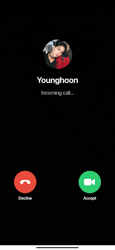 The Boyz Call, Fake Video Call Screen 2