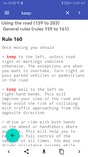The Highway Code for UK