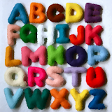 Alphabet, numbers and colors icon