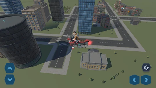 Flying Motorcycle 3D Jet Taxi