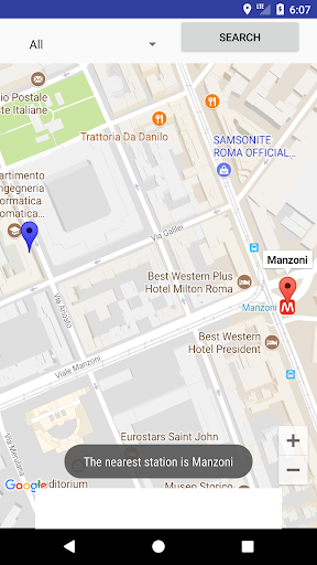 Next station in Rome Screen 2