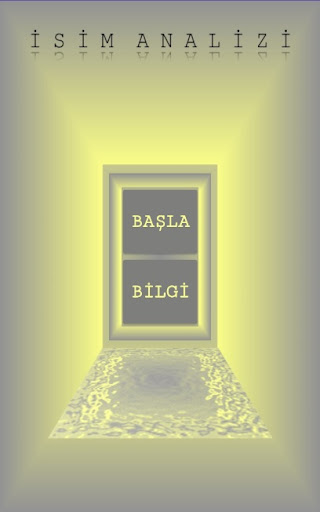 Android application İsim Analizi screenshort