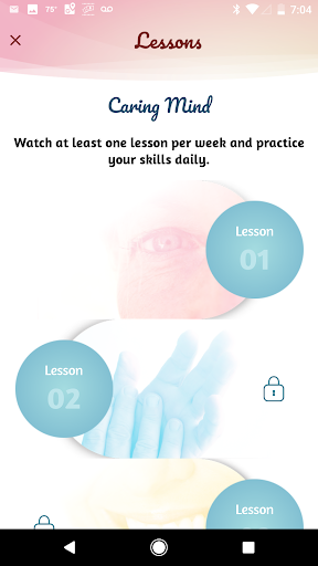 Caring Mind for Caregivers Screen 2