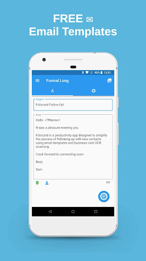 Folocard | Business Card Scanner & Follow Up Email 0.8.9 screenshots 1