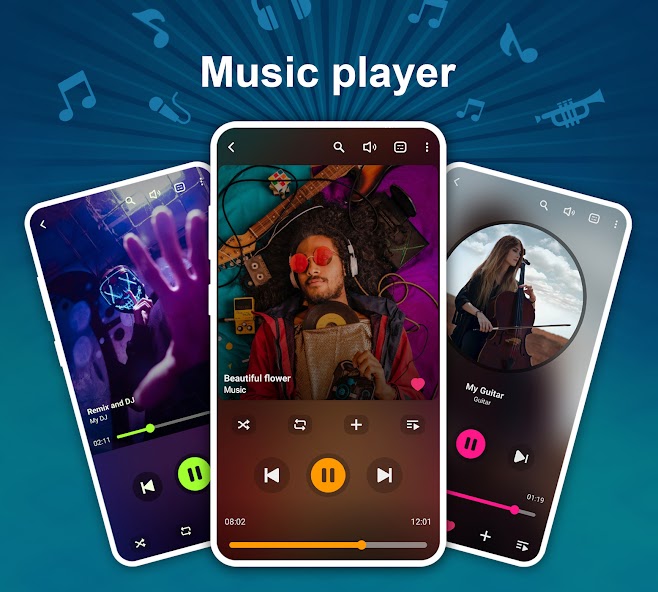 Music Player MOD APK v4.5.8 (Premium Unlocked) - Jojoy